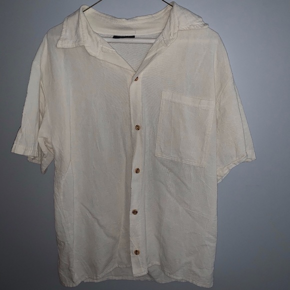 Size M Cool Sportswear Short Sleeve Button Down - Picture 1 of 4